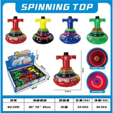 Flashing Super Spinning Top – Light-Up Gyro Toy (Set of 12) 🌀✨